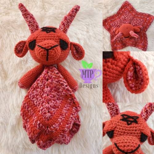Baby's First Baphomet MTP Designs Baphomet Lovey or Soft - Etsy