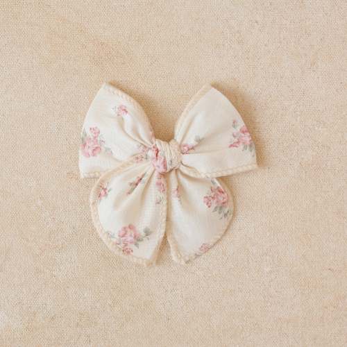 Mini Fleur Bow Clip or Band • Plume