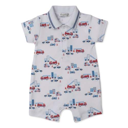 Rescue Raid Short Playsuit w/ Collar