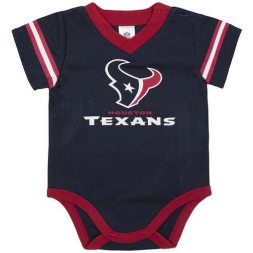 Baby Boys Houston Texans Short Sleeve Jersey Bodysuit
