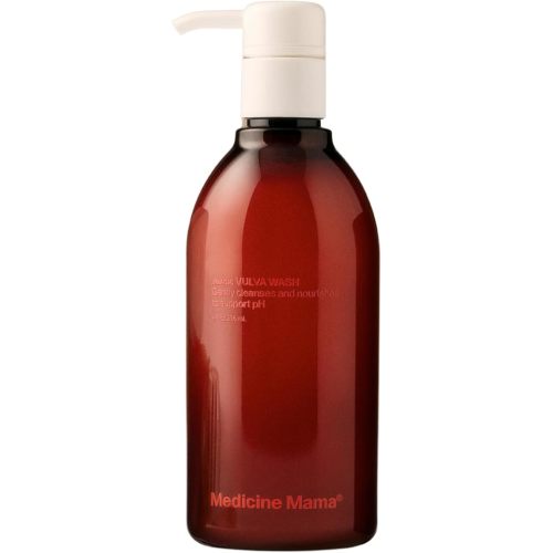 Medicine Mama's Apothecary Vmagic Gentle Feminine Wash pH Balanced to Cleanse and Rejuvenate Intimate Skin with Chamomile, Collagen, Vitamin E and Sage – Hormone Free — 8 oz