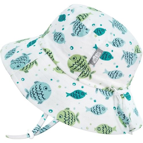 JAN & JUL Grow-with-Me Cotton Bucket Sun-Hat for Baby and Kids
