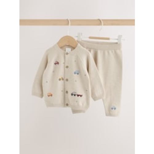 Buy Neutral Transport Knitted Cardigan and Legging Baby Set (0mths-2yrs) from Next USA