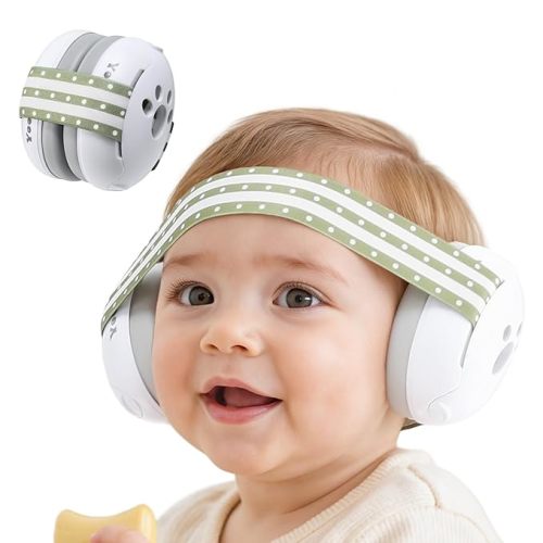 Yoofoss Baby Ear Muffs Noise Protection for Infant and Babies Up to 36 Months - Noise Cancelling Headphones for Ear Protection, Sleep, Travel Baby Essentials