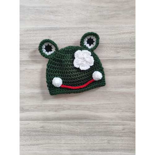 FROG baby boy set: Hat, Romper and Booties, Crocher baby Frog set, Set for boy and girl, Baby shower gift, Newborn outfit, Photo prop