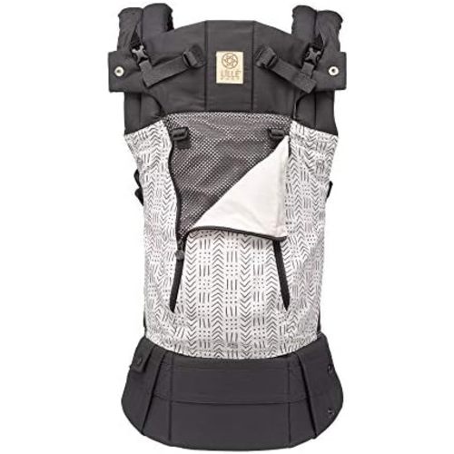LÍLLÉbaby Complete All Seasons Ergonomic 6-in-1 Baby Carrier Newborn to Toddler - with Lumbar Support - for Children 7-45 Pounds - 360 Degree Baby Wearing - Inward & Outward Facing - Etch
