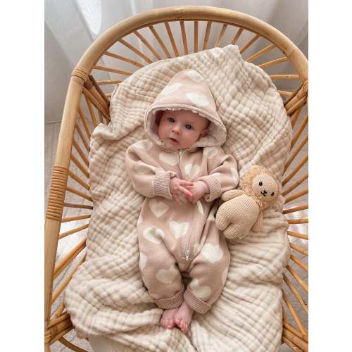 Lovebug Winter Jumpsuit - Beige