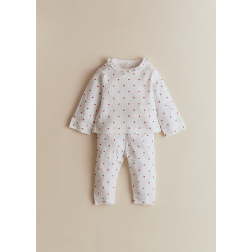 Aimie Set - Red Heart Print