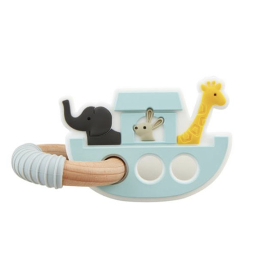 Blue Noah's Ark Teether