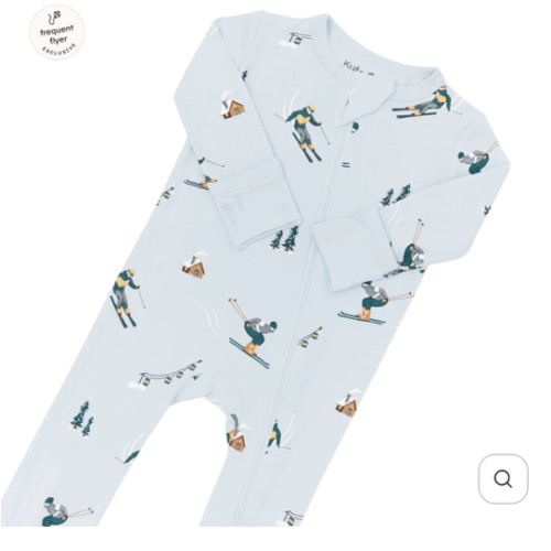 Zippered Romper in Ski