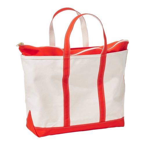 Boat and Tote®, Zip-Top, Orange, Large, Long Handles