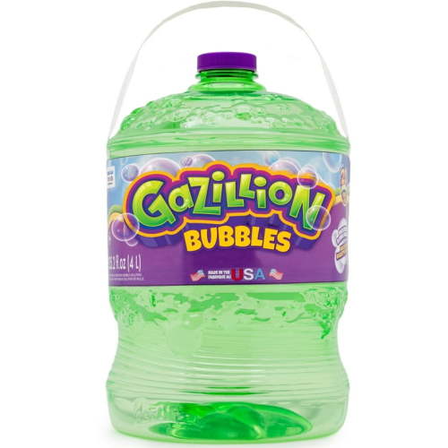 Gazillion Bubbles Super Solution, 4 Liter, Multi-color, Eco-friendly, Non-toxic, No Mixing Needed