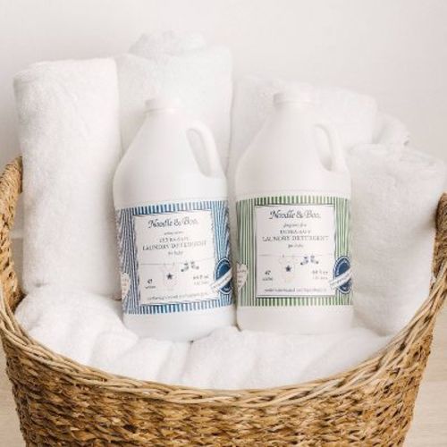 Noodle & Boo Baby Laundry Detergent for Sensitive Skin, Hypoallergenic Newborn Safe, Crème Douce - 64 fl oz