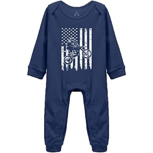 Dirt Bike Motocross Baby Onesie Newborn Bodysuit Infant Clothes