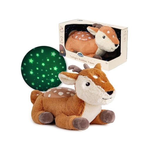 Cloud b Calming Nightlight Star Projector | Gentle Brightness | 3 Colors | 3 Constellations | Auto-Shutoff | Twilight Buddies®- Fawn