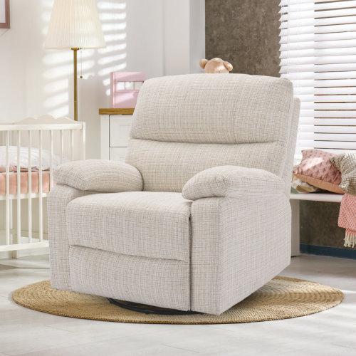 Latitude Run® Fraher Power Recliner Chair Swivel Glider, Nursery Glider Recliner, Chenille Rocking Recliner Chair For Living Room & Reviews | Wayfair