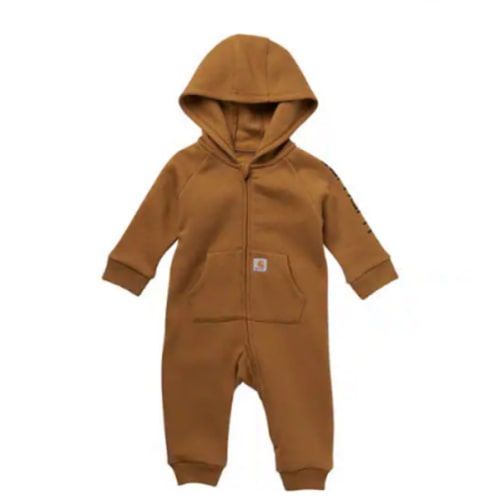 Boys' Long Sleeve Zip-Front Hooded Fleece Coverall (Baby) | Carhartt