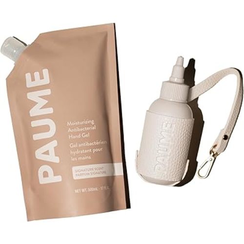 PAUME Sanitize Starter Kit with Hand Sanitizer & Voyager Travel Pouch