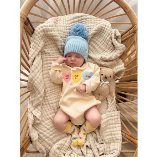 Candy Hearts Bubble Romper