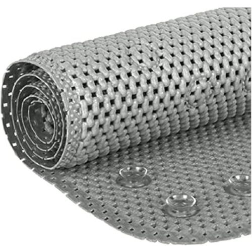 Deluxe Bathtub Mat Non Slip, Soft Foam Bath Mats for Bathroom Tub, Bathtub Mat with Drain Holes, Suction Cups- 36” X 17” - Dark Grey