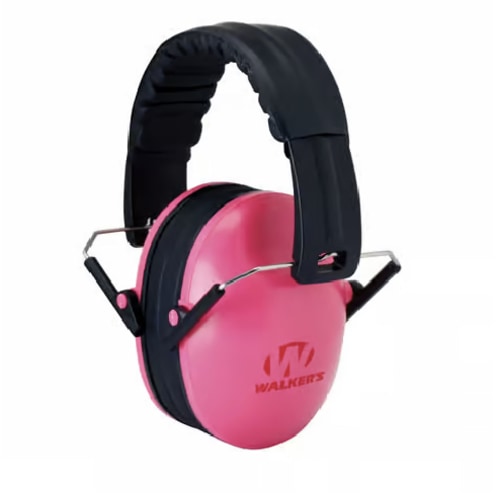 Walker's 23 dB Foam Baby & Kid's Folding Ear Muffs Pink 1 pk