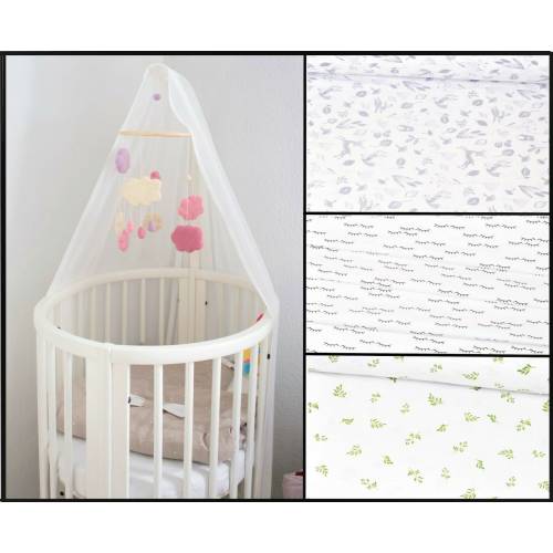 Baby Sheet for For Stokke Sleepi Mini , Oval Cotton Sheet, Comfortable Oval Sheet for Stokke Sleepi Mini.