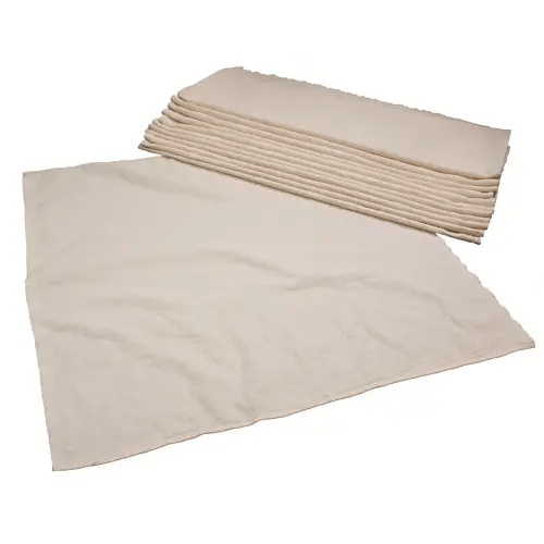 OsoCozy - Organic Flat Cloth Diapers (Dozen) - 27 x 30.5 - One-Layer Nappies Made of Soft, Durable 100% Birdseye Cotton - The Best Organic Diapers - Sold by The Dozen.