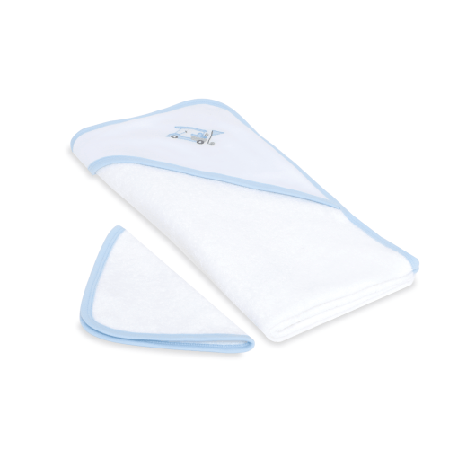 Little Golfer Towel Set - Light Blue