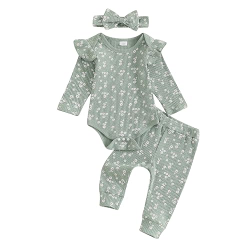 Baby Girl Fall Clothes Set Little Sister Lil Sis Long Sleeve Romper Pants Set Cute Infant Newborn Outfit 3 6 9 12 Months