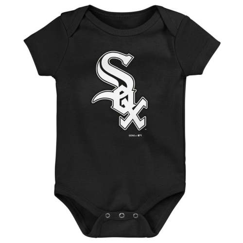 Chicago White Sox Current Logo Black Onesie – Clark Street Sports