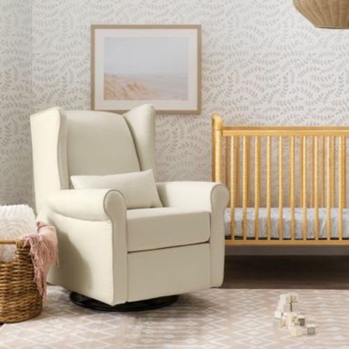 daVinci Hayden Recliner and Swivel Glider - Natural Oat