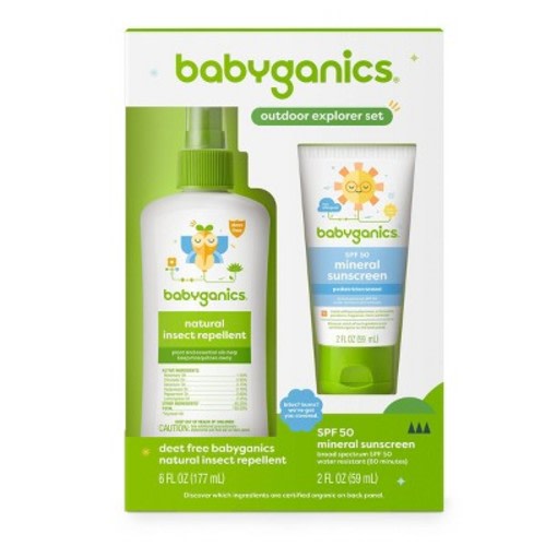 Babyganics Sunscreen SPF 50 Combo Kit - 12 fl oz/2ct