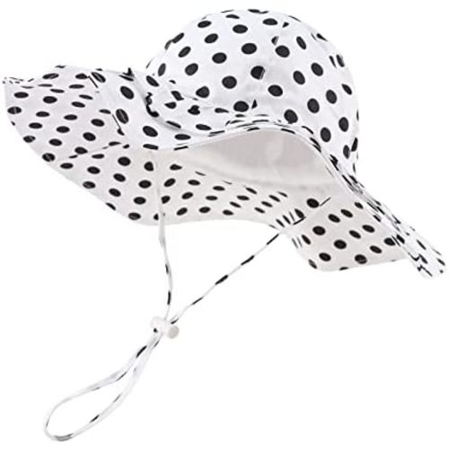 Bow Baby Girls Bucket Hat Infant Toddler Summer Cap Sun Protect Kids Hat for Girls