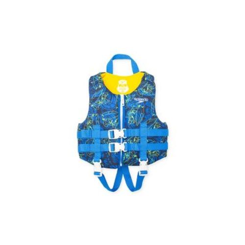 Speedo Sunshine Kids Life Jacket Vest - Sunshine Yellow Shaka Tee: Youth Size, Zipper & Buckle Closure