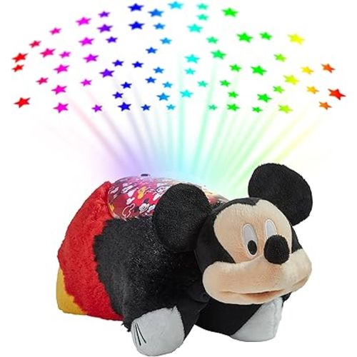Pillow Pets Disney Mickey Mouse Sleeptime Lite Stuffed Animal Night Light