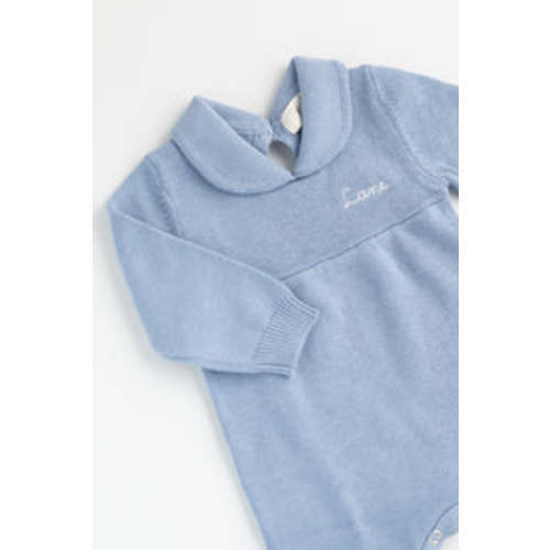 Buy Jamie Romper DUSTY BLUE | Soft & Stylish Baby Outfit | Cygnet Living