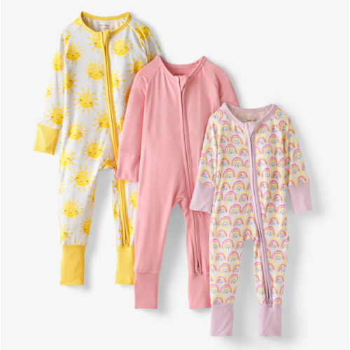 Pastel Rainbows, Bubblegum & Sunshine Zippy Grow With Me Gift Box - Little Sleepies