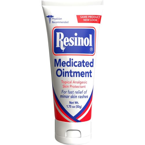 Resinol Medicated Ointment For Itch Relief And Protection Of Skin Rashes and Irritations, 1.75 Ounce Tube