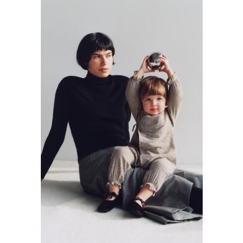 PLAID ROMPER - Brown / Ecru | ZARA United States