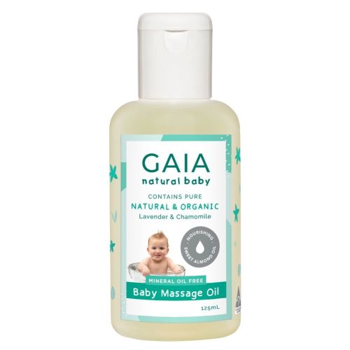Gaia Baby Massage Oil Size 125ml
