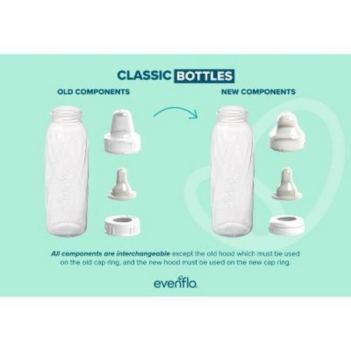 Evenflo | Classic 8-oz 6-Pack Glass Baby Bottle