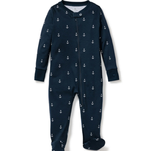 Baby's Pima Romper in Portsmouth Anchors
