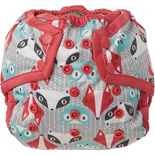 Kanga Care Rumparooz Double Leg Gusset Reusable Cloth Diaper Cover Newborn Snap | Clyde 4-15 lbs