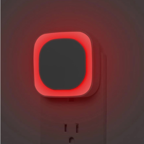 2 Pack Plug in Red Sleep Night Light, Auto Dusk to Dawn, Soft Glow, Dimmable Diffused Light, Led Lights for Bedroom, Sleep, Baby Nursery, Kids, Toddler, Bathroom, Hallway, Home Decor