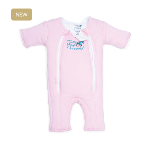 Pink Baby Merlin’s Magic Sleepsuit – Cozy 100% Cotton Baby Sleepwear