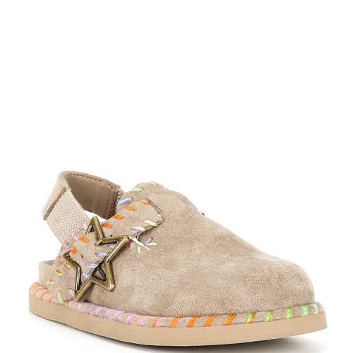 Steve Madden Girl's T-Shilo Star Buckle Hardware Backstrap Clogs (Infant)