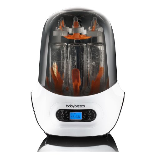 Baby Brezza Baby Bottle Sterilizer and Dryer Machine – Electric Steam Sterilization - Universal Fit - Pacifiers, Glass, Plastic, and Newborn Feeding Bottles