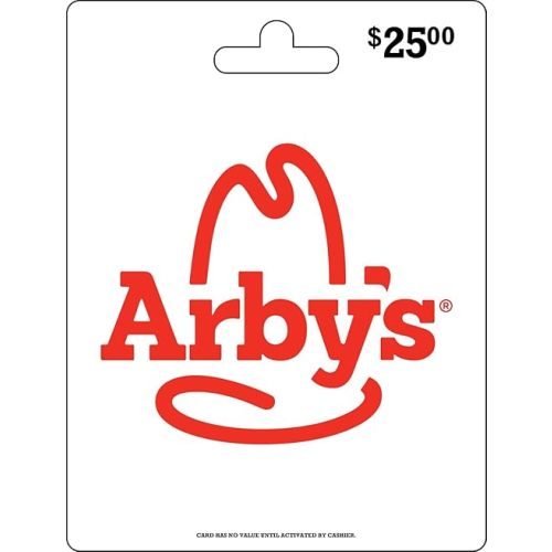 Arby's Physical Gift Card - $25