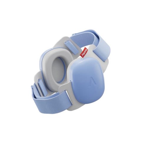 Alpine Muffy Baby Comfort - Protects Hearing for Babies and Toddlers - CE & ANSI Certified - Unique Headband for Safe fit & Comfort - Multi-adjustable for Ages 3-48 Months - 24dB Sound Reduction, Blue