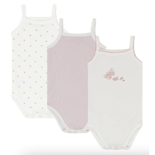3 Pack Cotton Undershirts | 6 Months